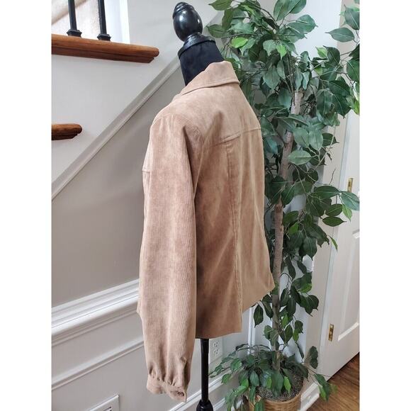 Erin London Womens Brown Single Breasted Three Buttons Front Coat Size Medium - Picture 6 of 13